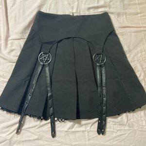 Killstar Pentagram Skirt Size M BRAND NEW